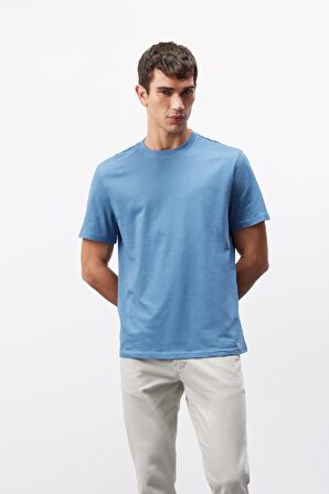 DeFacto New Regular Fit Bisiklet Yaka Basic Düz %100 Pamuk Kısa Kollu Tişört V7699AZ25SPIN195
