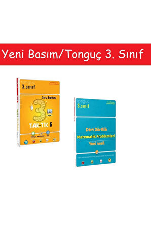 Tonguç 3. Sınıf Taktikli Soru Bankası & 3. Sınıf Dört Dörtlük Matematik