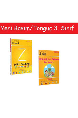 Tonguç 3. Sınıf Tüm Dersler Zoru Bankası & 3. Sınıf Türkçe Okuduğunu Anlama Becerileri