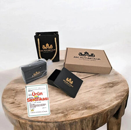 A Harfine Özel Zincirli Kelebek Motifli 14 Ayar Altın Plakalı Hediye Bileklik-340harf-renklitaş