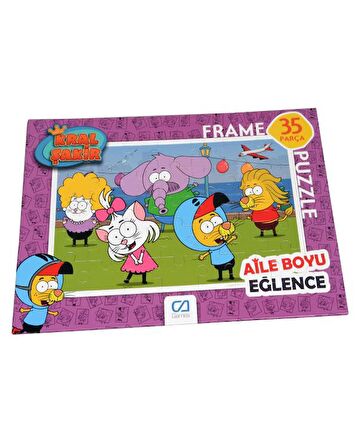 Ca Games 5050 Kral Şakir 3+ Yaş Büyük Boy Puzzle 35 Parça