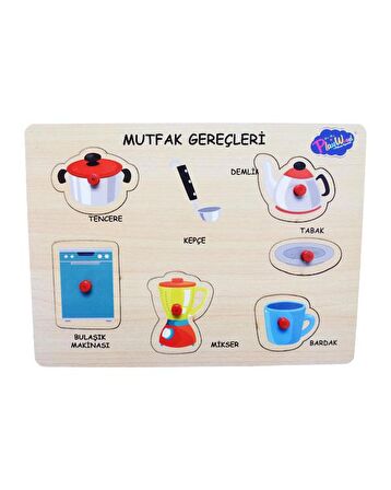 Ahşap Tutmalı Mutfak Gereçleri 2 ONY168/169 Playwood