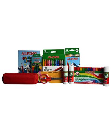 Alpino Çantalı Mini Kırtasiye Seti