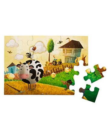 Ormanda ve Çiftlikte 2'li Puzzle Set 