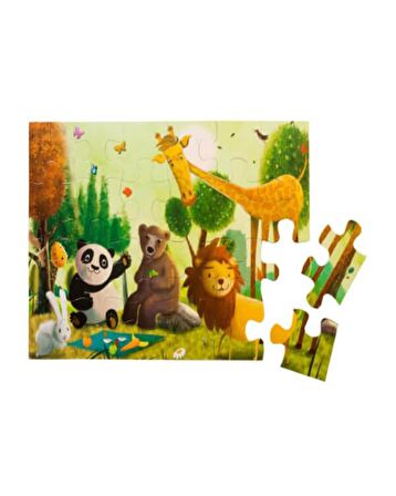 Ormanda ve Çiftlikte 2'li Puzzle Set 