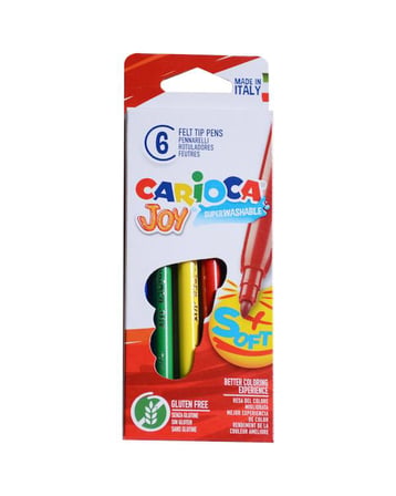 Carioca Yıkanabilir Pastel Boya Keçeli Kalem ve Sulu Boya Seti 
