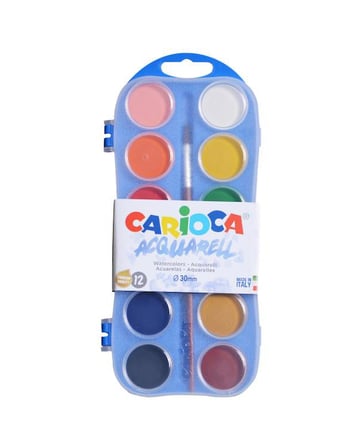 Carioca Yıkanabilir Pastel Boya Keçeli Kalem ve Sulu Boya Seti 