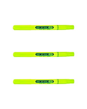 Dong-A Jet Stick Slim Fosforlu Kalem Sarı 3’lü