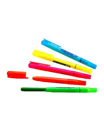 Dong-A Jet Stick Slim Fosforlu Kalem Sarı 3’lü