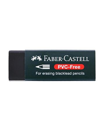 Faber Castel Büyük Silgi Siyah PVC Free 3 lü 188920