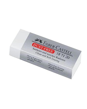 Faber Castell Dust Free Büyük Silgi Beyaz 3 lü 187120