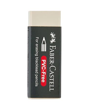 Faber Castel Büyük Silgi Beyaz PVC Free 6 lı 188539