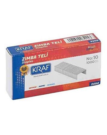 Kraf Zımba Teli No 10 1000 li 3 lü Set 225G