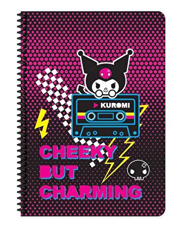 Keskin Color Kuromi A4 80 Yaprak Karton Kapak Defter 2 li Set 1