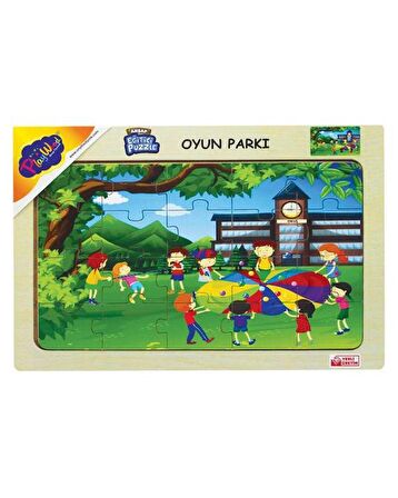 Playwood Ahşap Eğitici Puzzle Oyun Parkı Ony-175