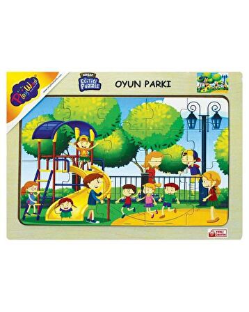 Playwood Ahşap Eğitici Puzzle Oyun Parkı Ony-176