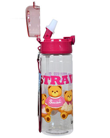 Xoxo Pipetli Bordo Plastik Matara 500 Ml K7592