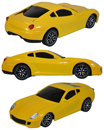 Ctoys Sports Car 27 Mhz Full Fonksiyon Uzaktan Kumandalı Chevrolet Corvette Sarı CE 07