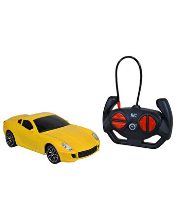 Ctoys Sports Car 27 Mhz Full Fonksiyon Uzaktan Kumandalı Chevrolet Corvette Sarı CE 07