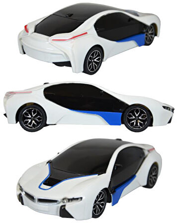 Ctoys Sports Car 27 Mhz Full Fonksiyon Uzaktan Kumandalı Bmw İ8 Beyaz CE 07