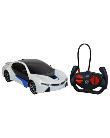 Ctoys Sports Car 27 Mhz Full Fonksiyon Uzaktan Kumandalı Bmw İ8 Beyaz CE 07