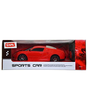 Ctoys Sports Car 27 Mhz Full Fonksiyon Uzaktan Kumandalı Bugatti Veyron Kırmızı CE 07