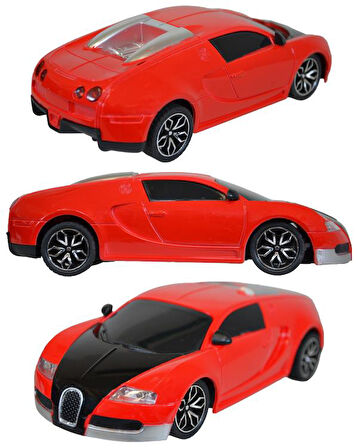 Ctoys Sports Car 27 Mhz Full Fonksiyon Uzaktan Kumandalı Bugatti Veyron Kırmızı CE 07