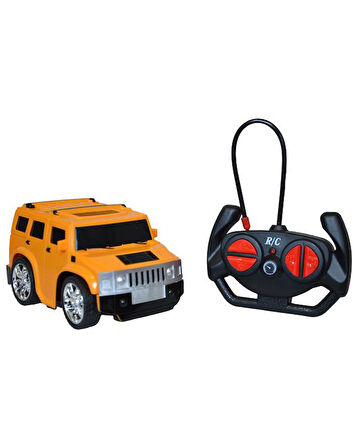 Ctoys Cartoon Mini Car 27 Mhz Full Fonksiyon Uzaktan Kumandalı Sarı Araba QX3688 94