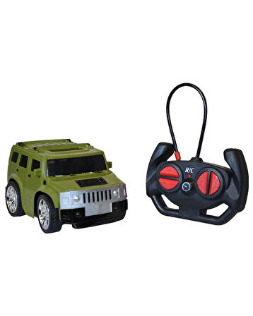 Ctoys Cartoon Mini Car 27 Mhz Full Fonksiyon Uzaktan Kumandalı Yeşil Araba QX3688 94