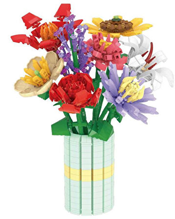 Ctoys Flower Arrangement Mini Blok Lily Flower