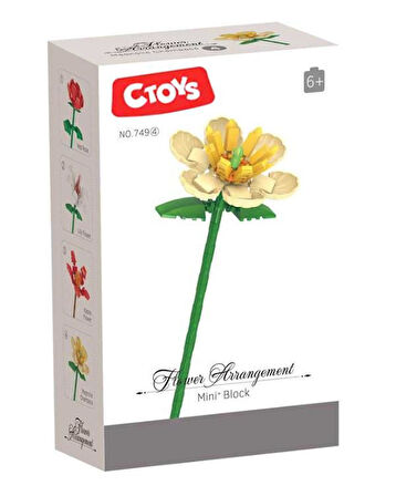 Ctoys Flower Arrangement Mini Blok Magnolia Champaca