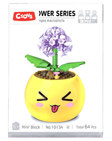 Ctoys Flower Serıes Mini Block Hydrangea Macrophylla 