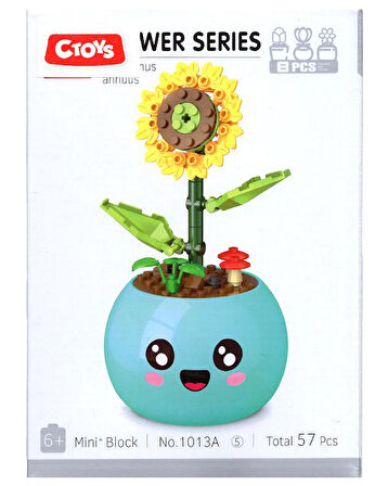 Ctoys Flower Serıes Mini Block Helianthus Annuus 