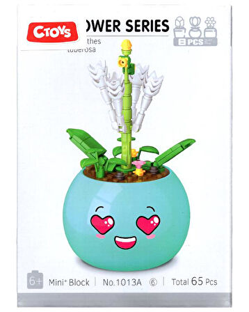 Ctoys Flower Serıes Mini Block Polianthes Tuberosa