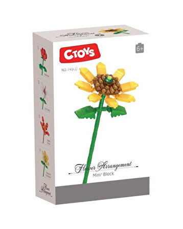 Ctoys Flower Arrangement Mini Sunflower