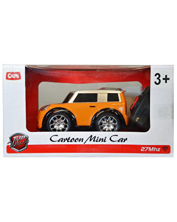 Ctoys Cartoon Mini Car 27 Mhz Full Fonksiyon Uzaktan Kumandalı Sarı Araba QX3688 93