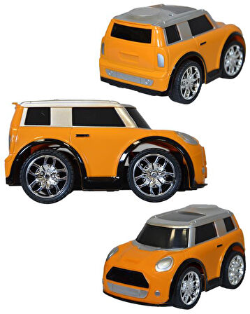 Ctoys Cartoon Mini Car 27 Mhz Full Fonksiyon Uzaktan Kumandalı Sarı Araba QX3688 93