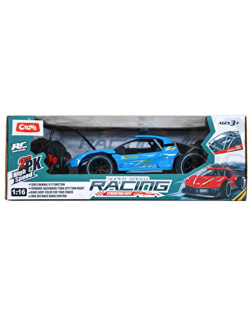 Ctoys Super Speed Racing Kumandalı Yarış Arabası Mavi 797 36