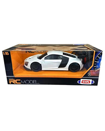 Ctoys Scaled Rc Model 27 Mhz Full Fonksiyonlu Uzaktan Kumandalı Audi Beyaz Araba QX3688 F2