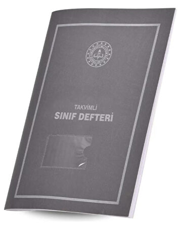 Gülpaş Takvimli Sınıf Defteri Gri Plastik Kapak (İlkokul) 390
