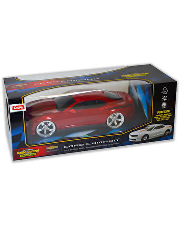 Ctoys 1:14 Ölçekli Chevrolet Copo Camaro Işıklı Uzaktan Kumandalı Araba Kırmızı 1402B