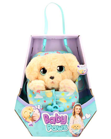 Baby Paws Sesli Yavru Köpek Pelüş Labrador Yeşil Çanta