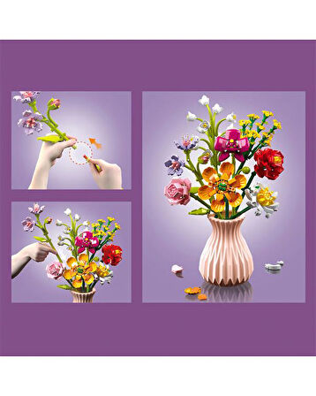 Zuanma Çiçek Buketi Yapım Seti No:1 109