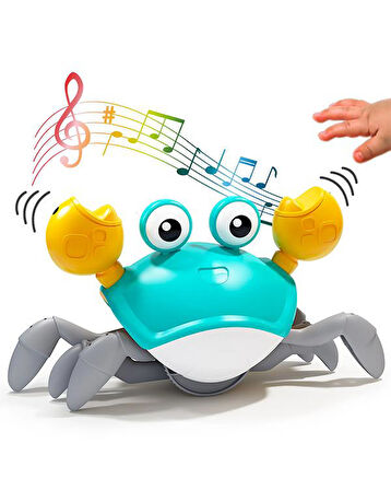 Pasifik Toys Işıklı Sensörlü Yengeç Yeşil QC3Y