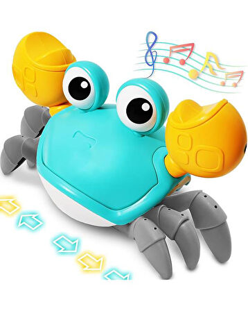 Pasifik Toys Işıklı Sensörlü Yengeç Yeşil QC3Y