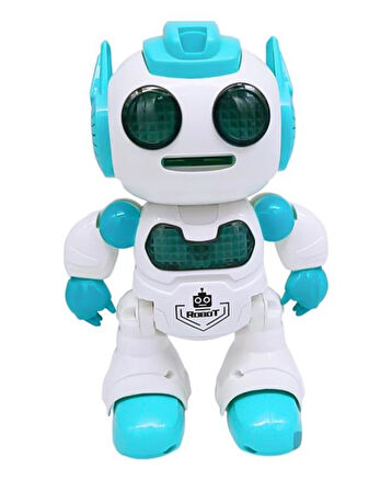 Pasifik Toys Uzaktan Kumandalı Disk Atan Robot Mavi 60630
