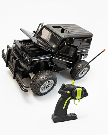 Şimşek Toys Uzaktan Kumandalı 1:20 Şarjlı Metal Off Road Işıklı Arazi Aracı Siyah 682