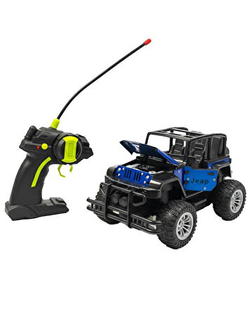 Şimşek Toys Uzaktan Kumandalı 1:20 Şarjlı Metal Off Road Işıklı Safari Aracı Lacivert 690
