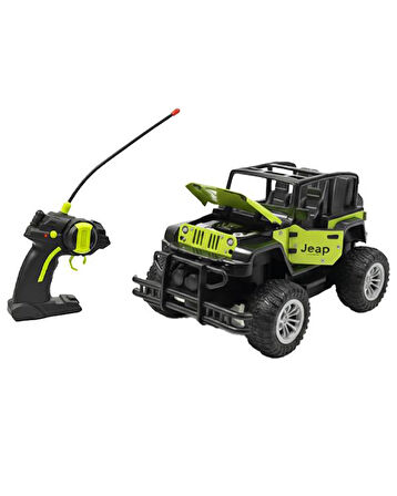 Şimşek Toys Uzaktan Kumandalı 1:20 Şarjlı Metal Off Road Işıklı Safari Aracı Yeşil 690