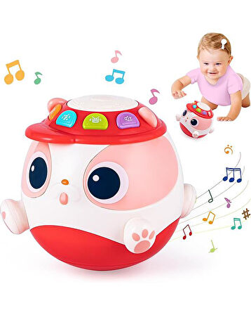 Babycim Hacıyatmaz Sevimli Davul Kırmızı